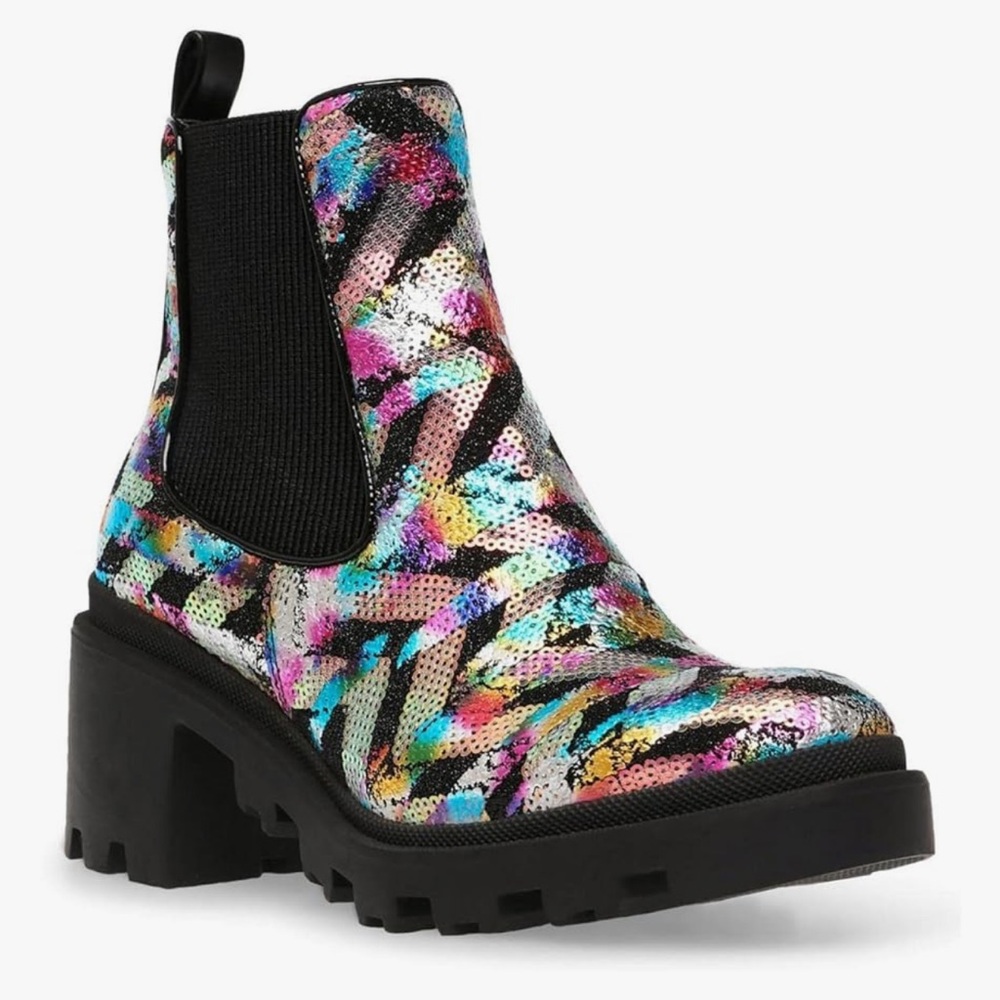 Betsey Johnson Colorful Patterned Boots